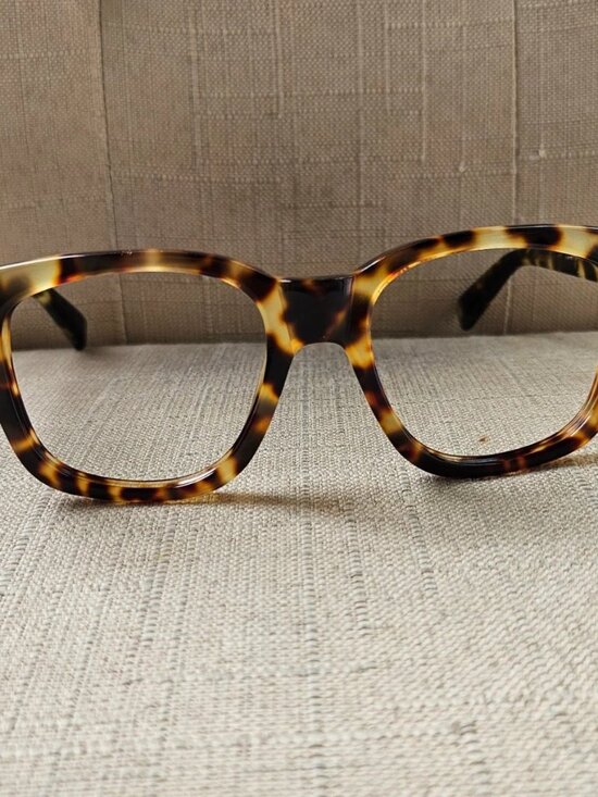 Warby Parker Eyeglasses Frame Brown Tortoise EVERETT 235 Eyewear Glasses Frame main image 7